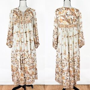 NWT Spell Hendrix Boho Midi, Cream